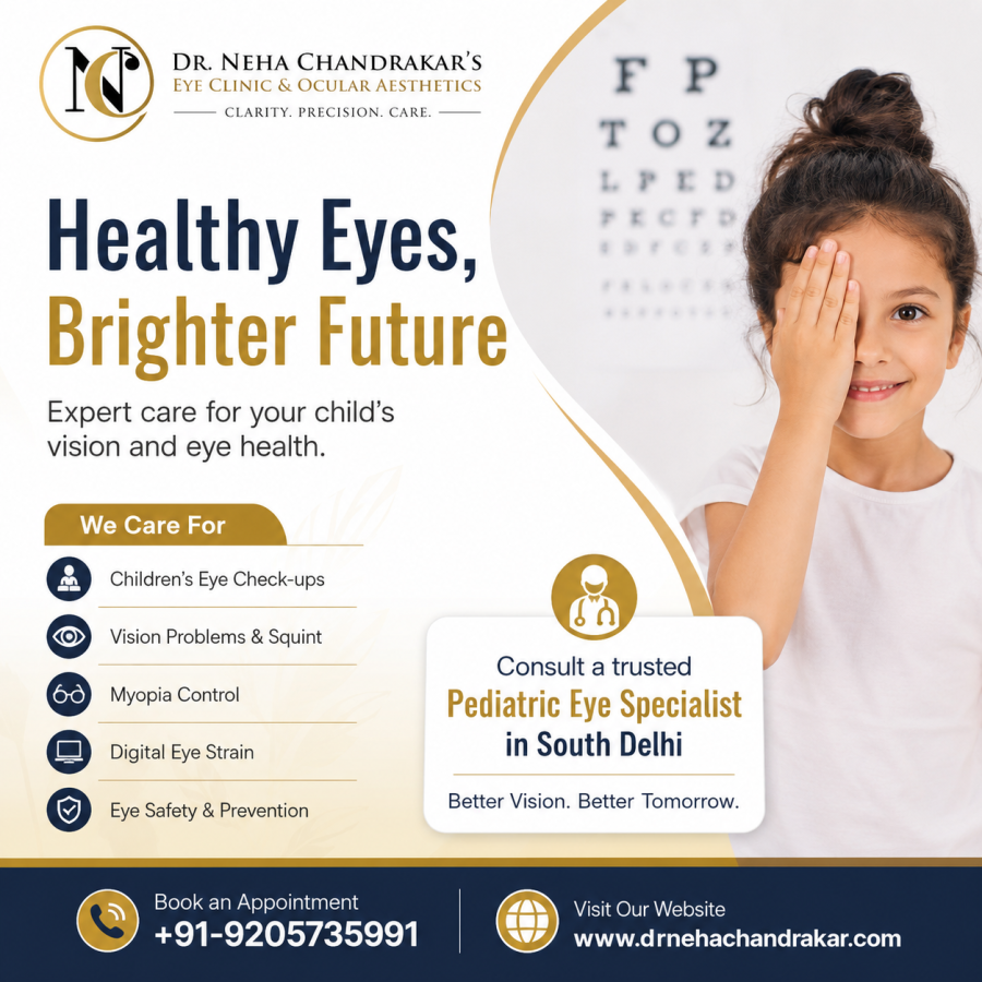 Children's Eye Care Guide: When to Visit a Pediatric Eye Specialist South Delhi